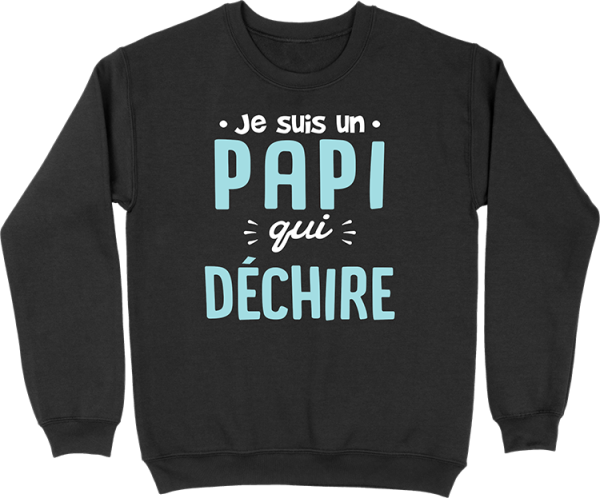 Pull homme un papi qui dechire