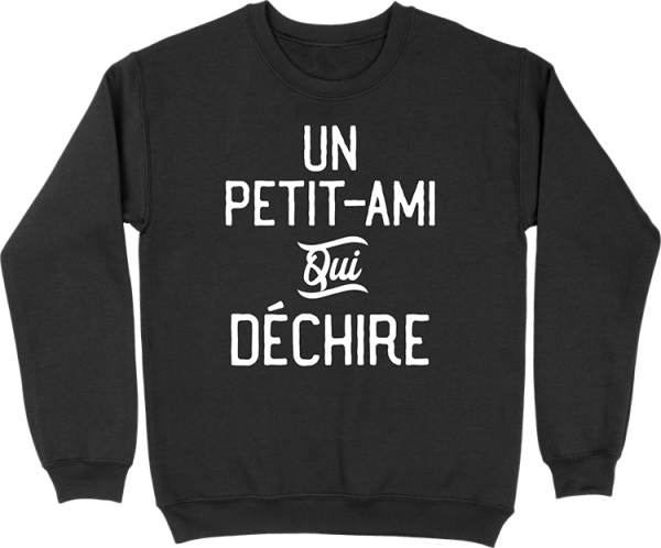 Pull homme un petit-ami qui dechire