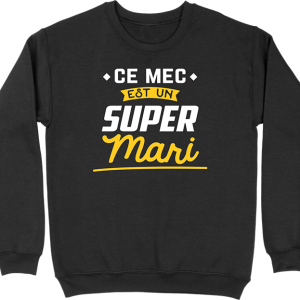 Pull homme un super mari Pull homme un super mari