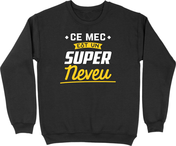 Pull homme un super neveu