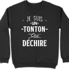 Pull homme un tonton qui dechire
