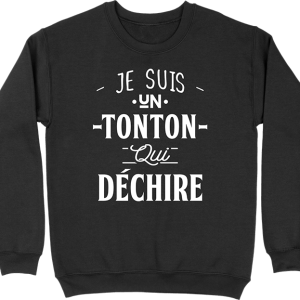Pull homme un tonton qui dechire Pull homme un tonton qui dechire
