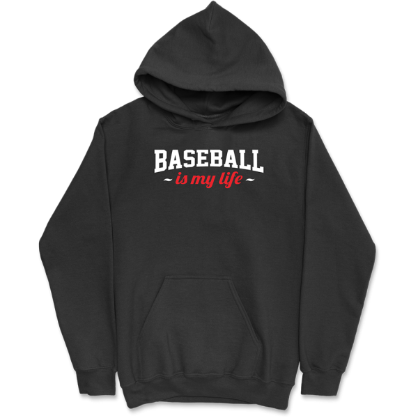 Sweat a capuche homme baseball is my life