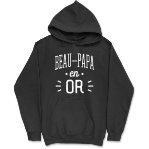 Sweat a capuche homme beau-papa en or Sweat a capuche homme beau-papa en or