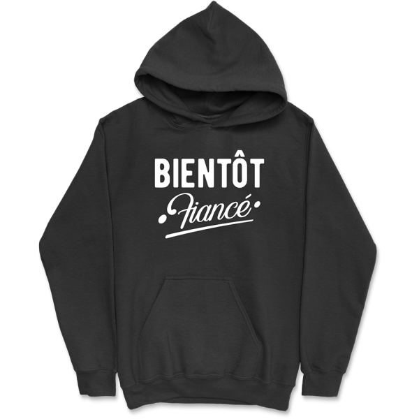 Sweat a capuche homme bientot fiance