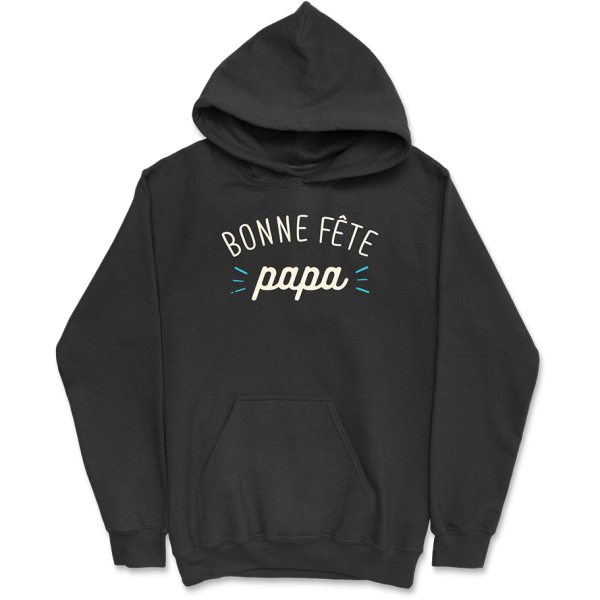 Sweat a capuche homme bonne fete