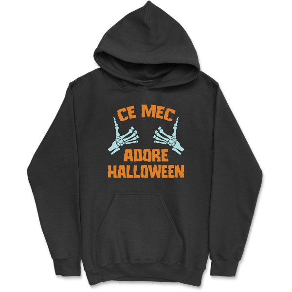 Sweat a capuche homme ce mec adore halloween