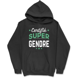 Sweat a capuche homme certifie super gendre