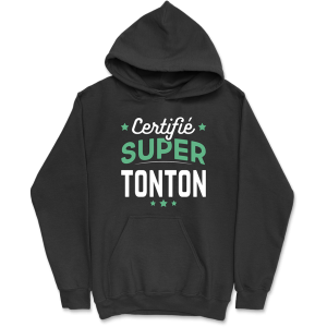 Sweat a capuche homme certifie super tonton
