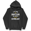Sweat a capuche homme c&rsquo;est moi le directeur