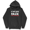 Sweat a capuche homme c&rsquo;est pas faux