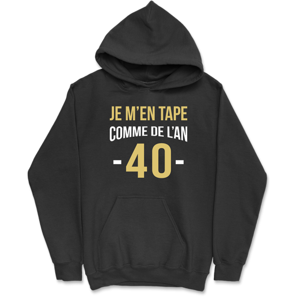 Sweat a capuche homme comme de l’an 40