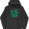 Sweat a capuche homme en fait je m&rsquo;en fous