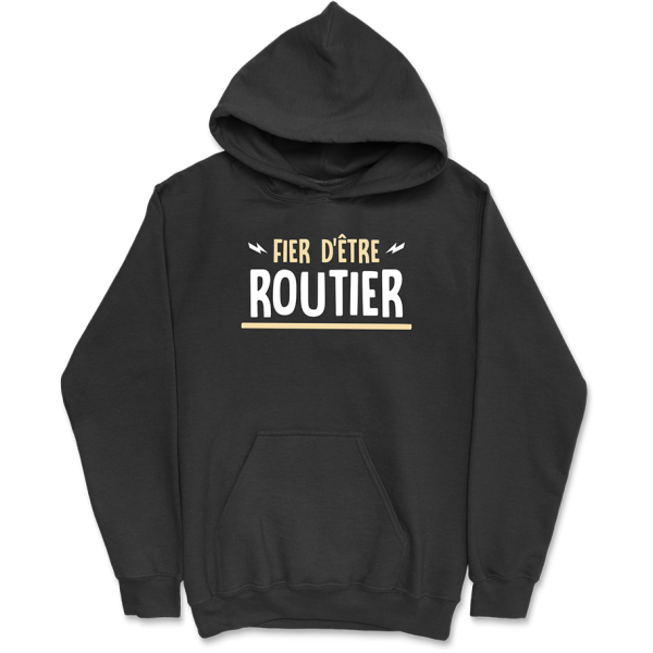 Sweat a capuche homme fier d’etre routier