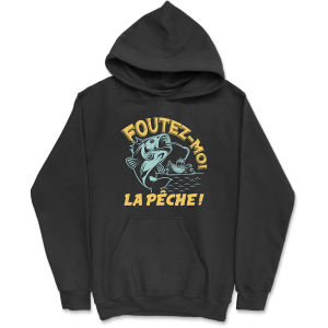 Sweat a capuche homme foutez moi la peche