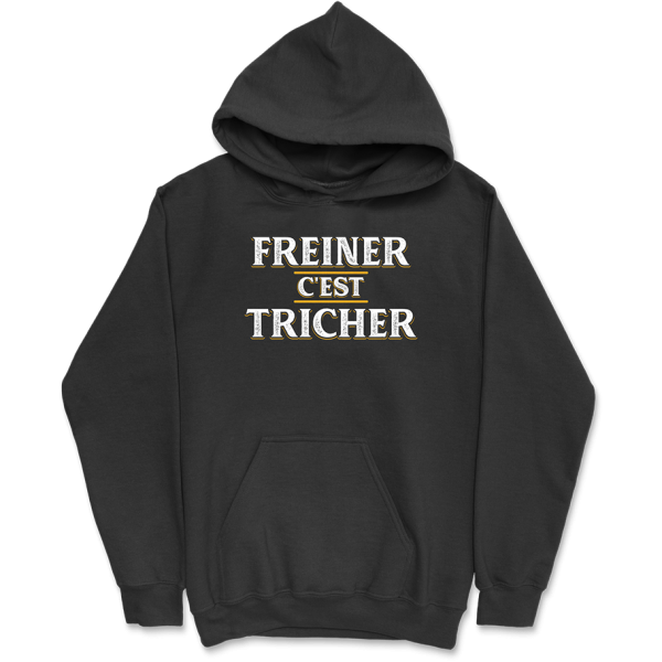 Sweat a capuche homme freiner c’est tricher