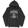 Sweat a capuche homme frere en or