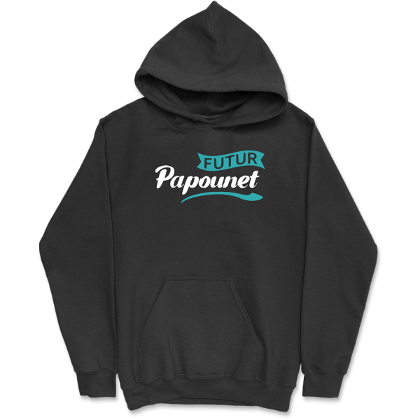 Sweat a capuche homme futur papounet