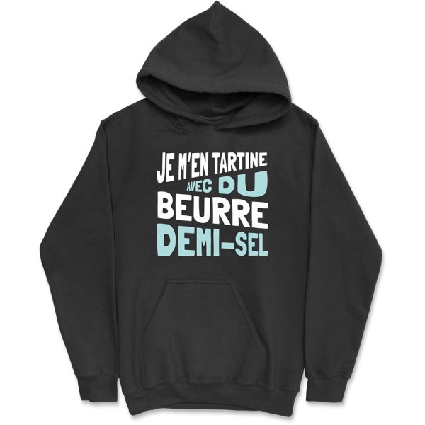 Sweat a capuche homme je m’en tartine