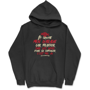 Sweat a capuche homme je squatte mon garage