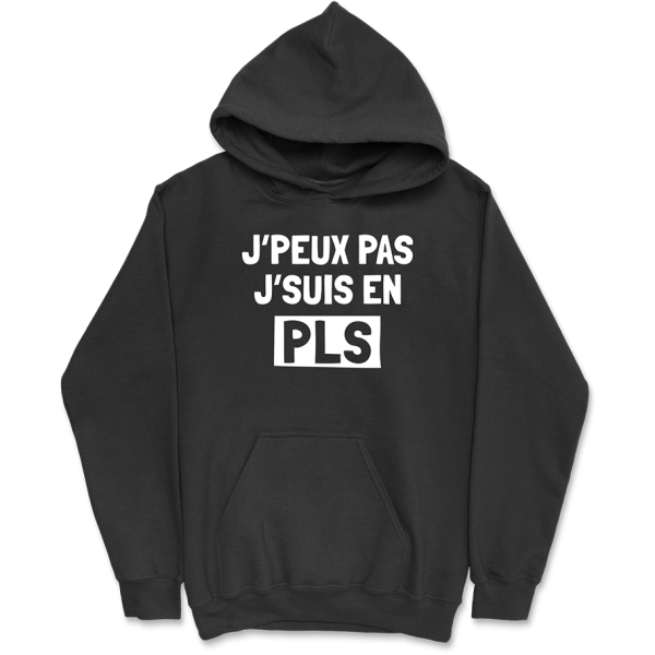 Sweat a capuche homme je suis en pls