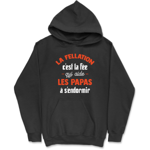 Sweat a capuche homme la fee qui aide les papas