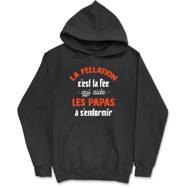 Sweat a capuche homme la fee qui aide les papas