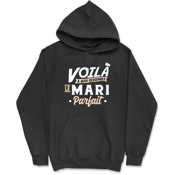 Sweat a capuche homme le mari parfait