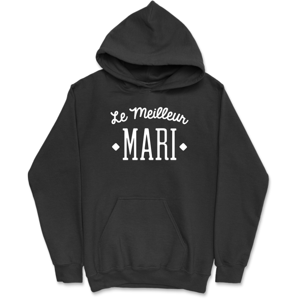 Sweat a capuche homme le meilleur mari