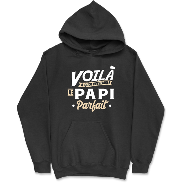 Sweat a capuche homme le papi parfait