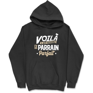 Sweat a capuche homme le parrain parfait