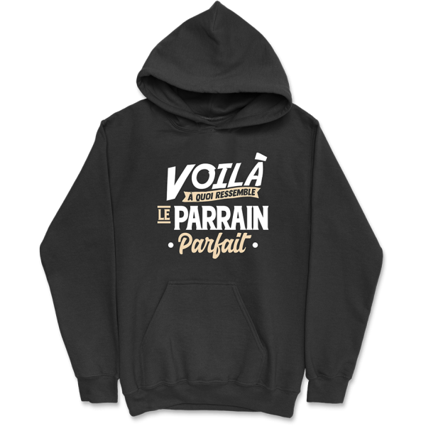 Sweat a capuche homme le parrain parfait