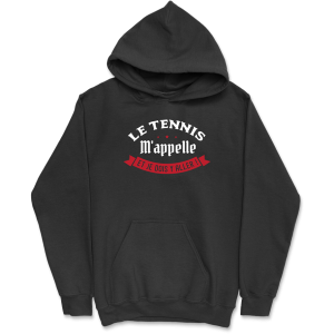 Sweat a capuche homme le tennis m’appelle