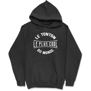 Sweat a capuche homme le tonton le plus cool du monde