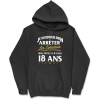 Sweat a capuche homme les conneries � 18 ans