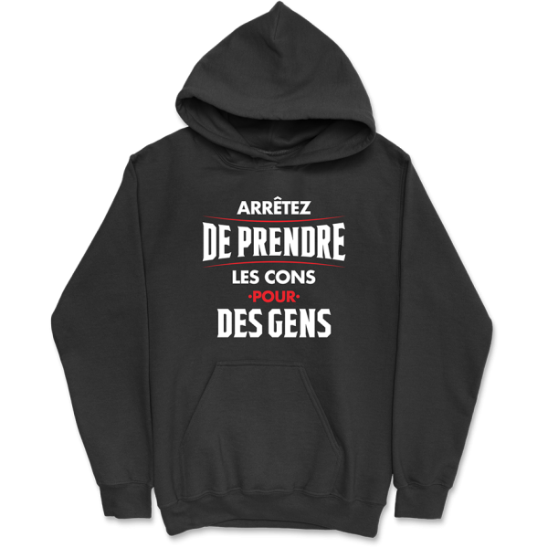 Sweat a capuche homme les cons pour des gens