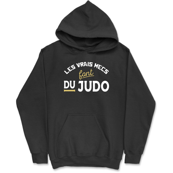 Sweat a capuche homme les mecs font du judo