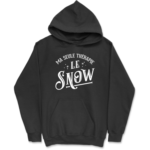 Sweat a capuche homme ma th�rapie le snow