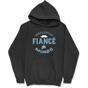 Sweat a capuche homme meilleur fiance du monde