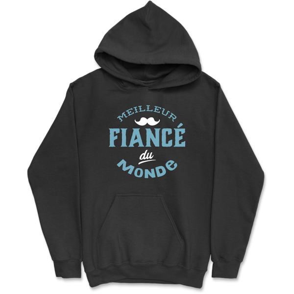 Sweat a capuche homme meilleur fiance du monde