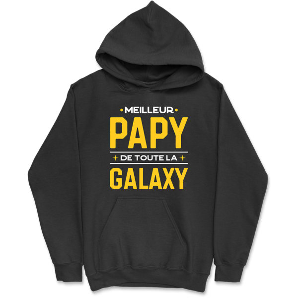 Sweat a capuche homme meilleur papy galaxy