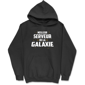Sweat a capuche homme meilleur serveur de la galaxie