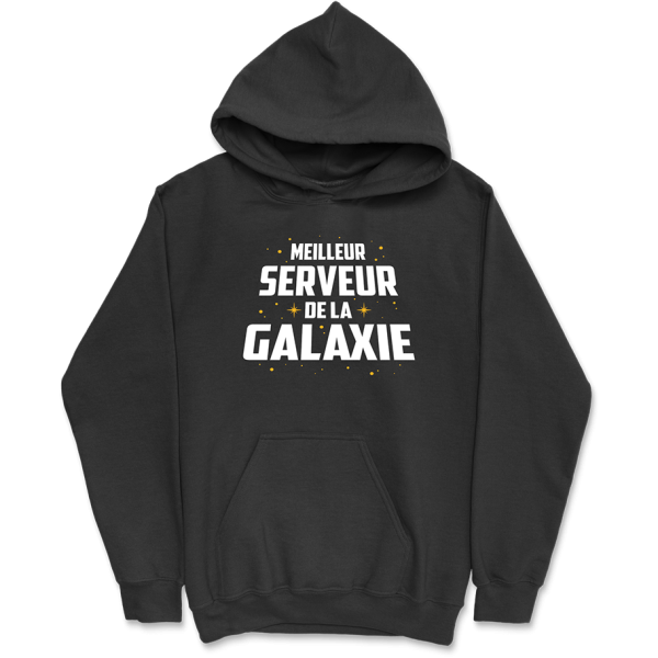 Sweat a capuche homme meilleur serveur de la galaxie