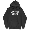 Sweat a capuche homme monsieur apero