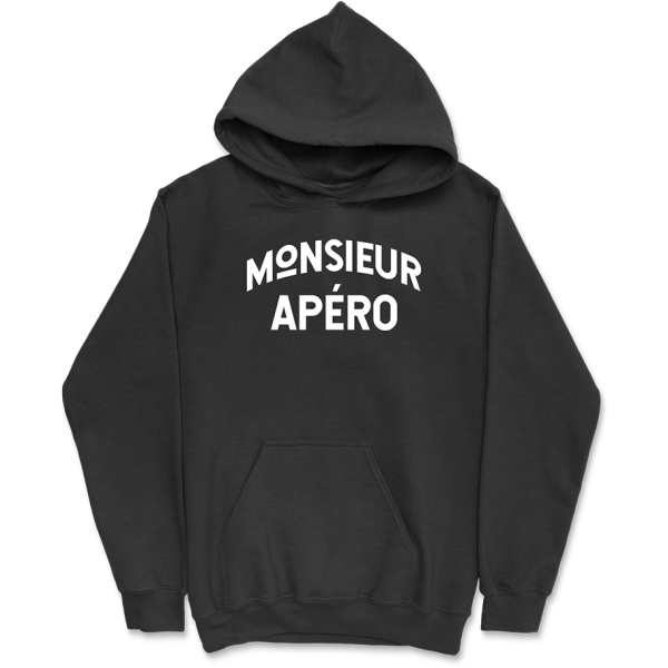 Sweat a capuche homme monsieur apero