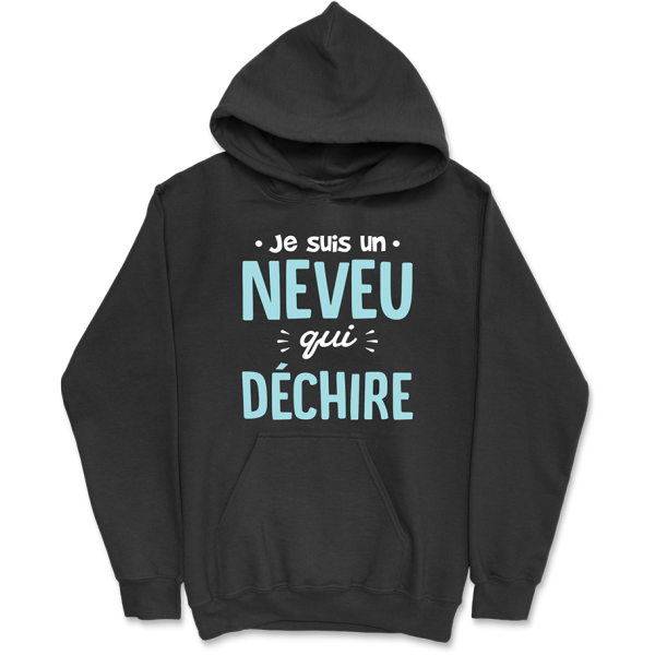 Sweat a capuche homme neveu qui dechire