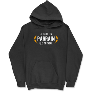 Sweat a capuche homme parrain qui dechire