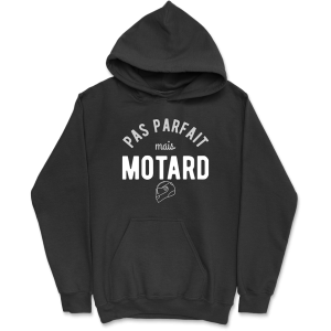 Sweat a capuche homme pas parfait mais motard