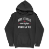 Sweat a capuche homme pere et fille