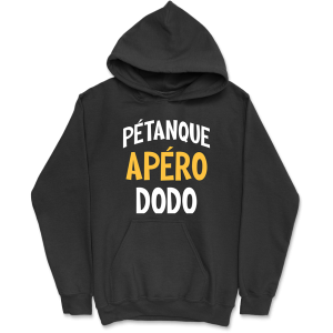 Sweat a capuche homme petanque apero dodo